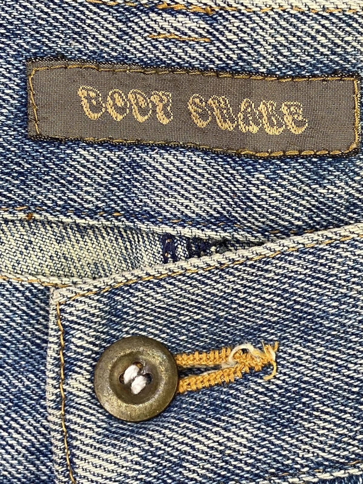 Japanese Brand Japanese Brand Ripped Paint Platter Style Flare Jeans Size US 30 / EU 46 - 10 Thumbnail