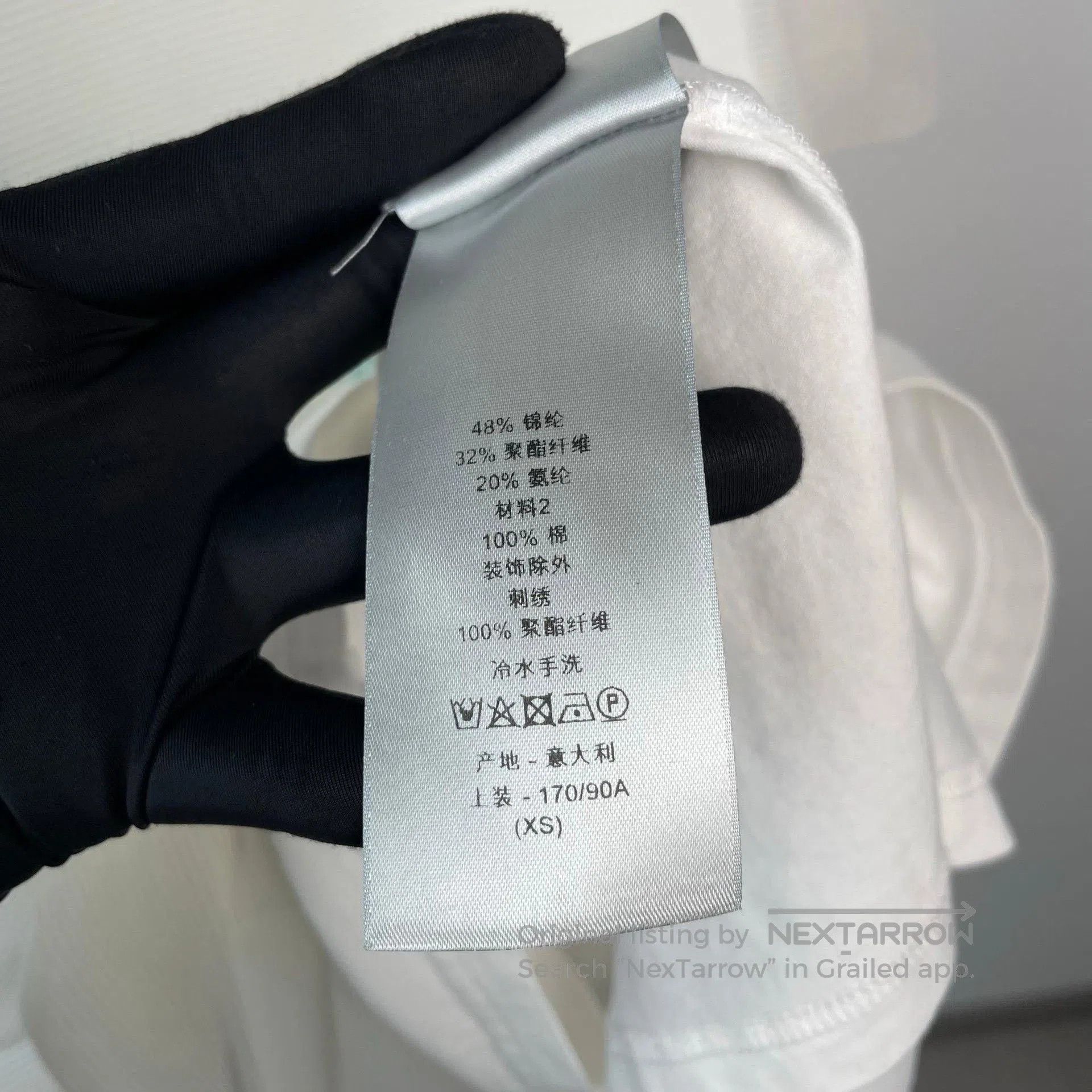 Dior Dior x Stussy White Organza Short. Size XS / US 0-2 / IT 36-38 - 9 Thumbnail