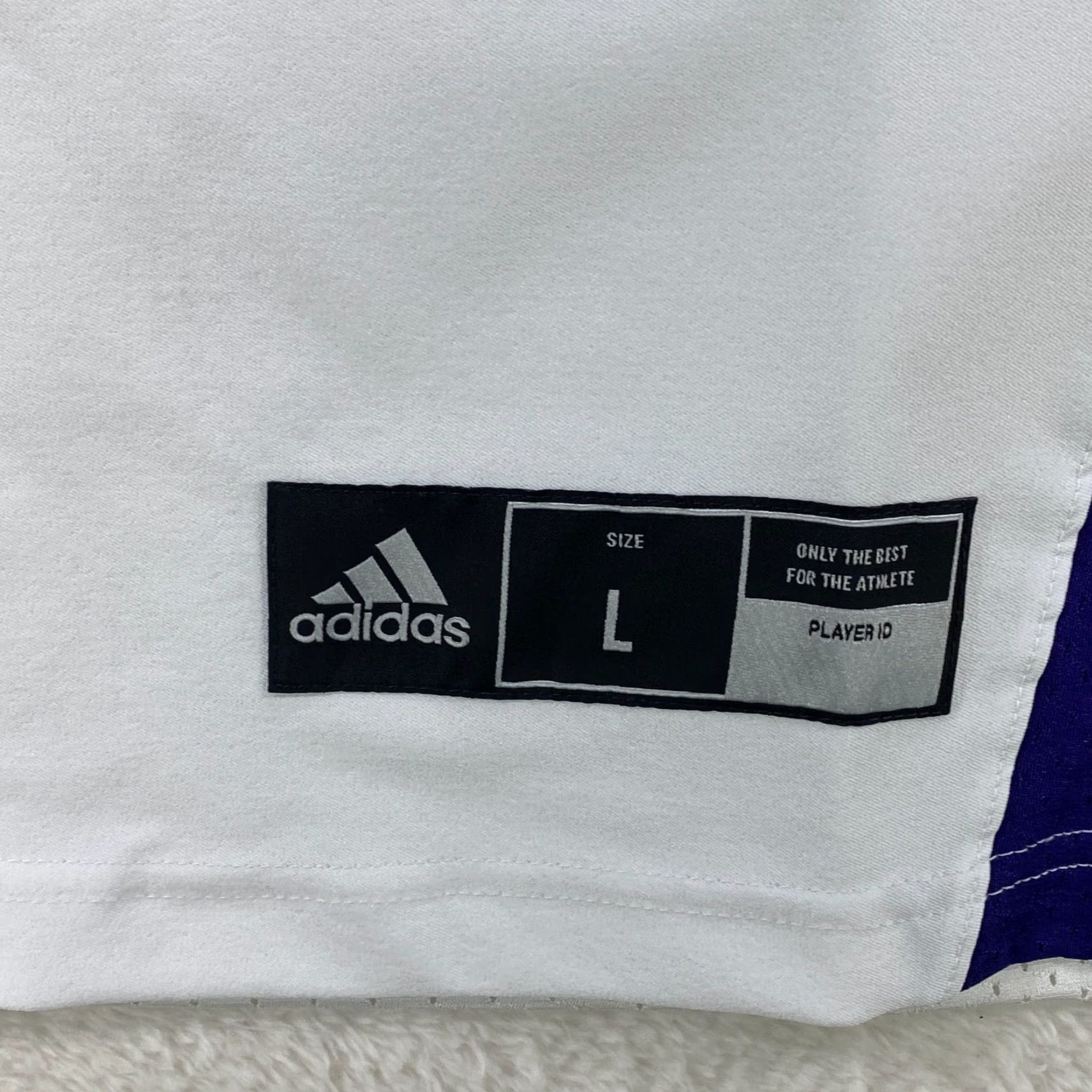 Adidas Adidas New Logo Football Purple White Practice Jersey Mens Large NWT - Adidas Football Jersey Men Large Purple White Logo NWT Size US L / EU 52-54 / 3 - 3 Thumbnail
