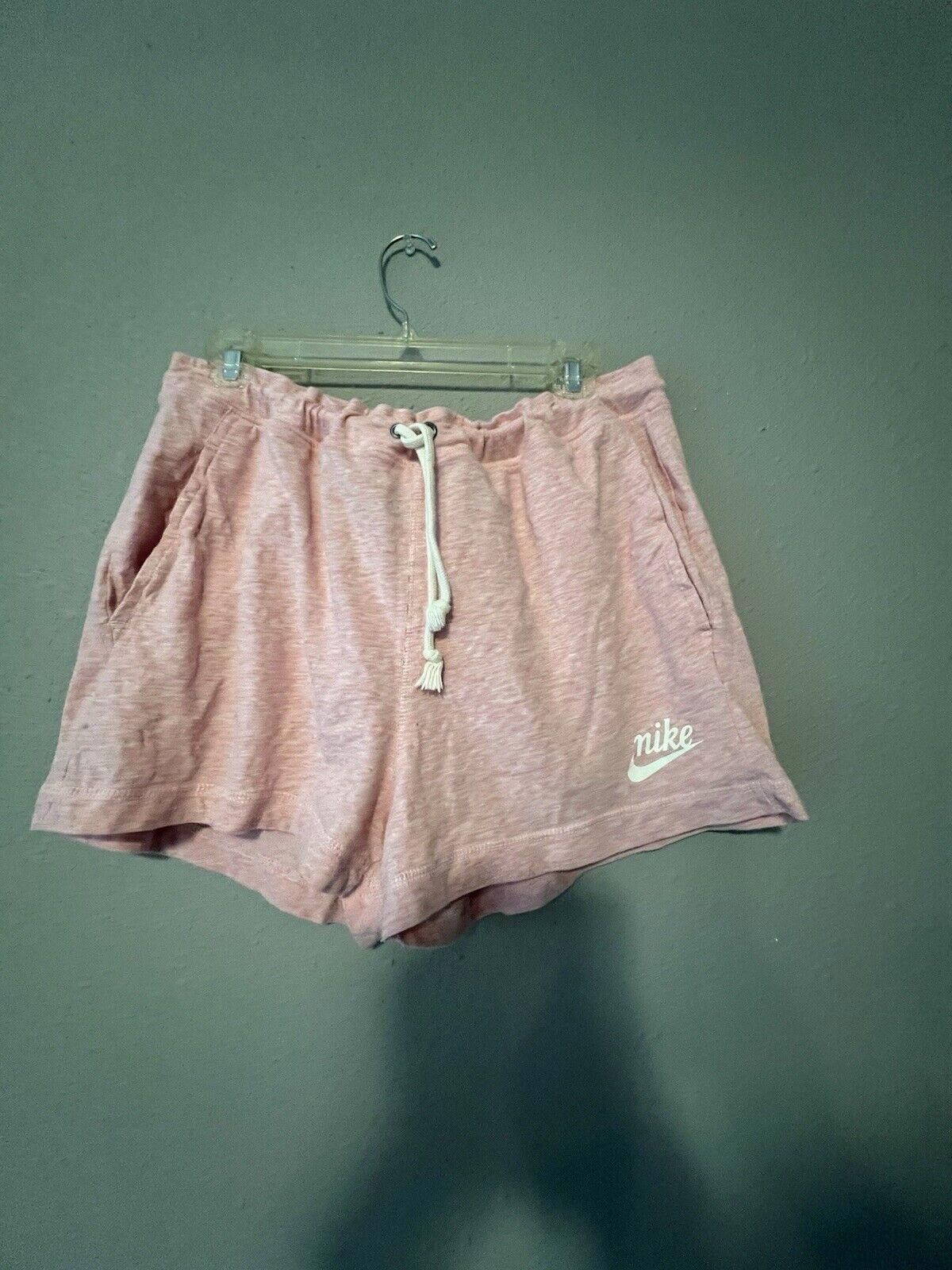 Nike nike logo shorts pink size xl Size 40" / US 18 - 7 Thumbnail