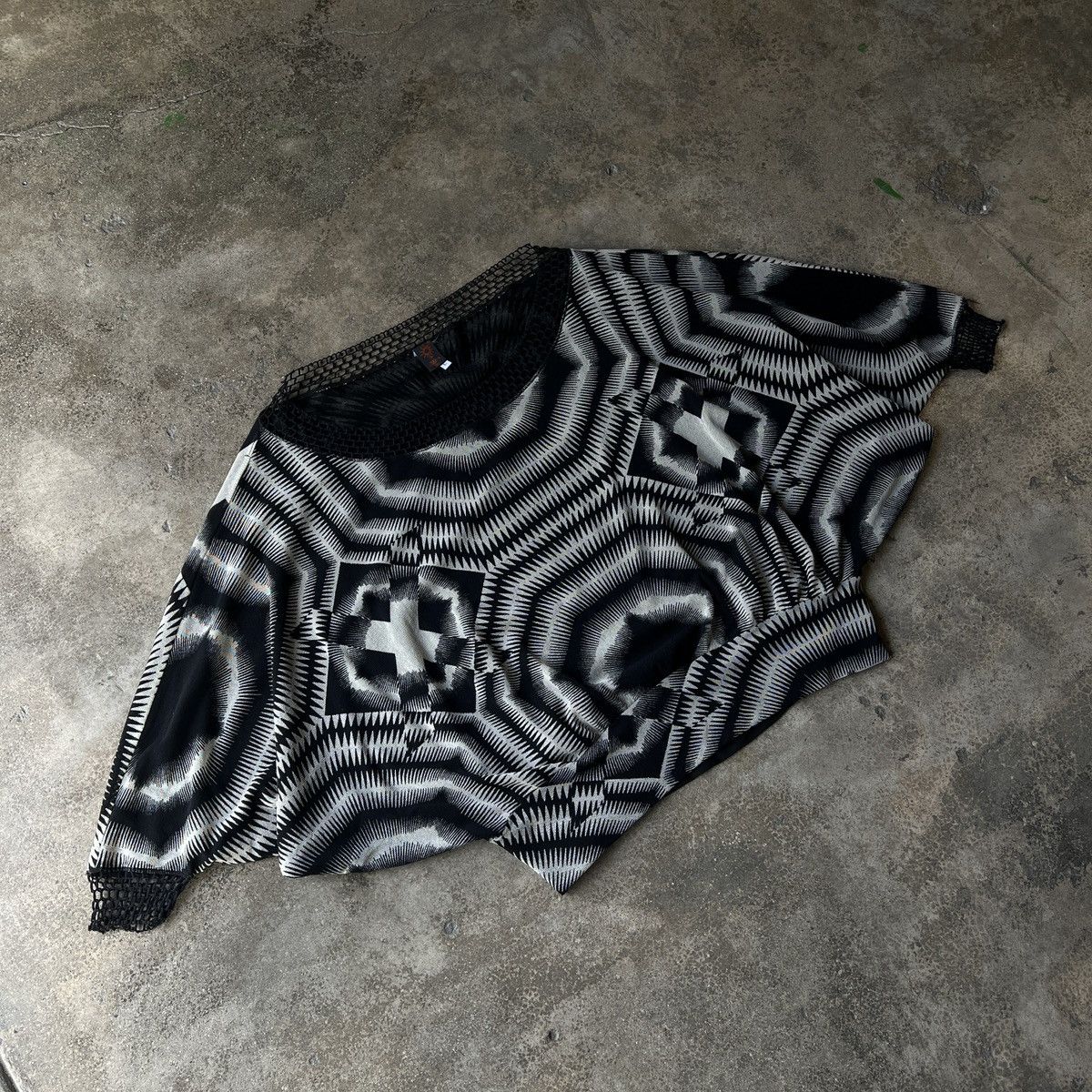 Jean Paul Gaultier Jean Paul Gaultier Soleil 90s Sher Mesh Art Beach Cover Size L / US 10 / IT 46 - 3 Thumbnail