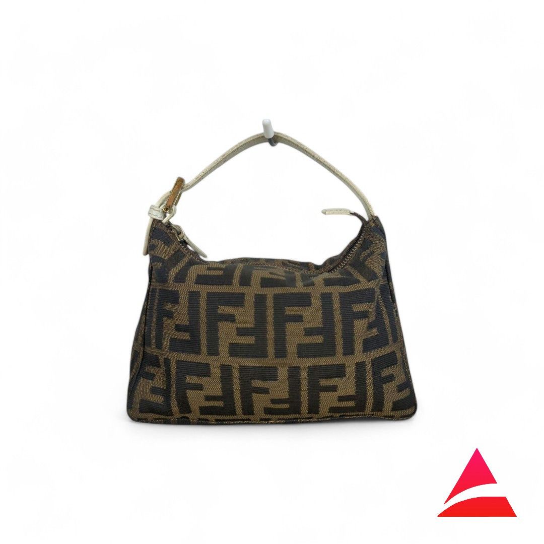 Fendi - Pouch Mini Handbag Monogram Brown Leather