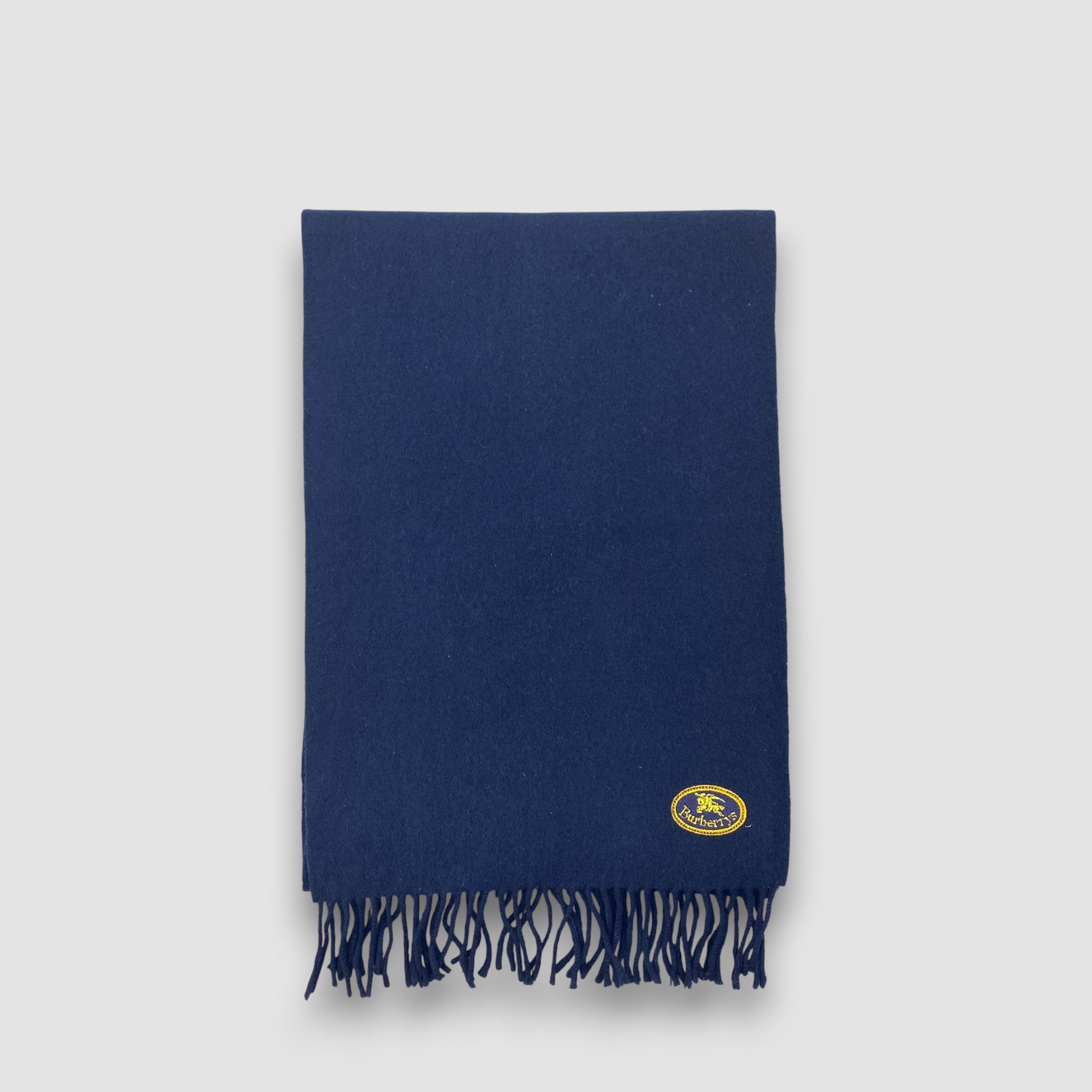 Burberry Vintage Burberry Scarf Muffler Wool Fringe Winter Scarves Size ONE SIZE - 2 Thumbnail