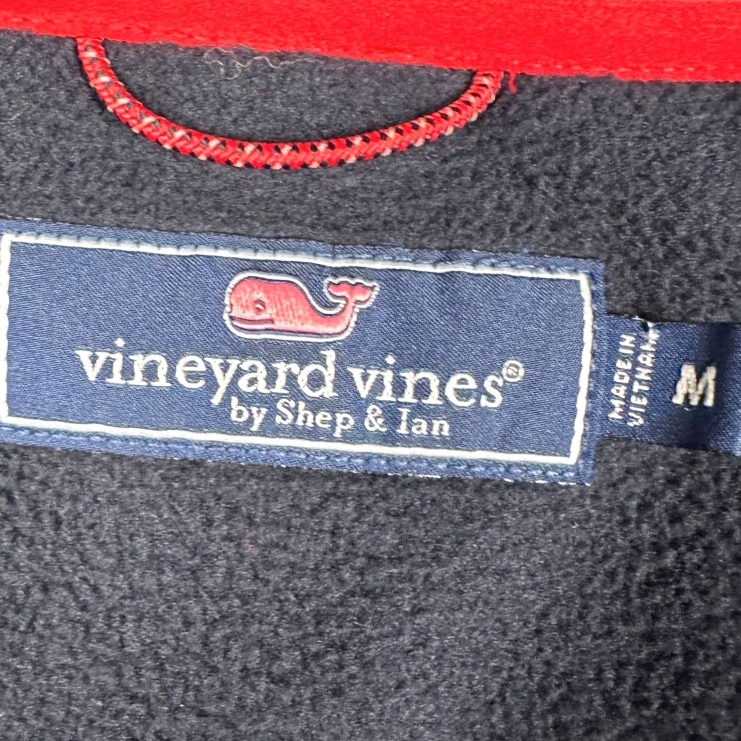 Vineyard Vines Vineyard Vines Fleece Vest Mens M Navy Blue Full Zip Pockets Logo Zipper Vest" Size US M / EU 48-50 / 2 - 4 Thumbnail