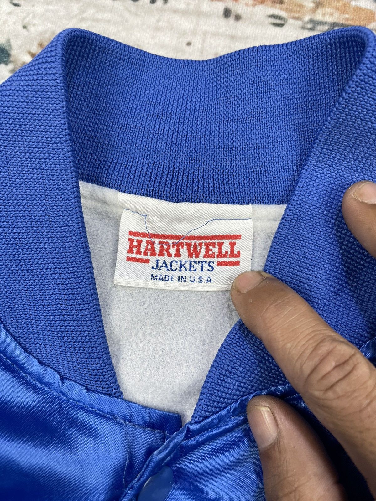 NASCAR Vintage Hartwell USA Chrysler Plymouth Bomber Jacket Size US S / EU 44-46 / 1 - 10 Thumbnail