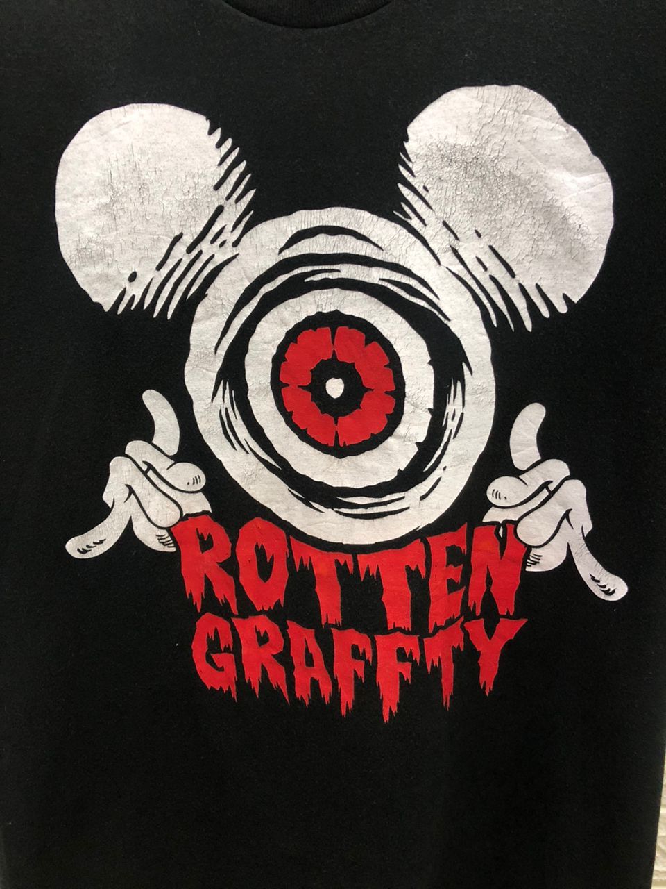 Band Tees A23-15 Japanese Rock X Rotten Graffty Kyoto Tee xl Size US XL / EU 56 / 4 - 8 Thumbnail