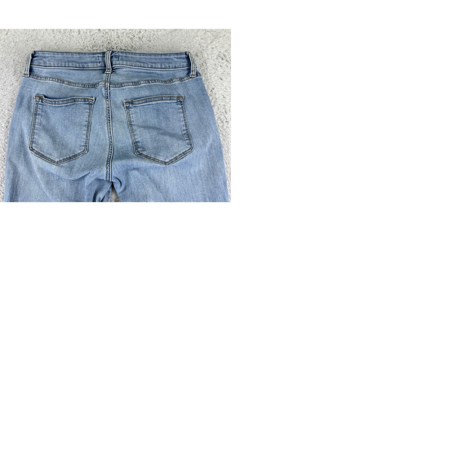 Vintage Sonoma Jeans Womens 4 Blue Denim Bootcut Mid Rise Cotton Blend 26x28 Size 27" / US 4 / IT 40 - 10 Thumbnail