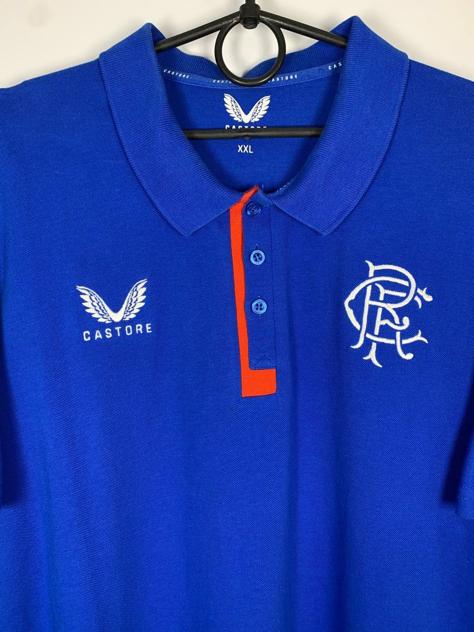 Castore Rangers Football Club Polo Shirt Blue Castore Men’s Fanwear Size US XXL / EU 58 / 5 - 2 Thumbnail