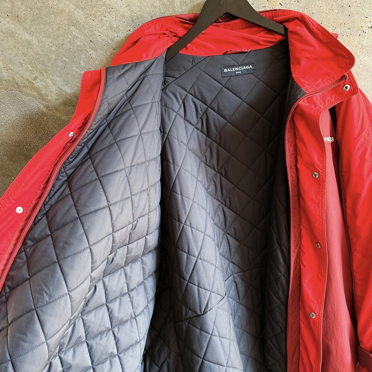 Balenciaga Runway SS18 Oversized Quilted Shell Jacket Size US XL / EU 56 / 4 - 4 Thumbnail