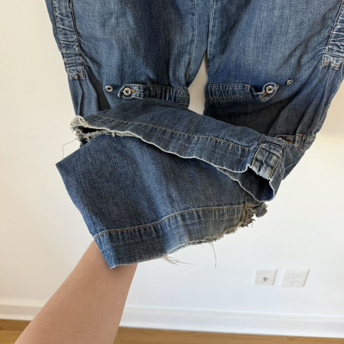 Dolce & Gabbana Vtg Dolce & Gabbana SS2004 Bondage Rave Baggy Jeans Archival Size US 36 / EU 52 - 8 Thumbnail