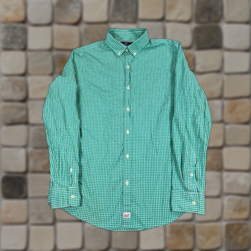 Vineyard Vines Vineyard Vines Murray Shirt Mens M Green Cotton Button-Up Shirt Mens Murray Green Cotton Button-Up Size US M / EU 48-50 / 2 - 1 Thumbnail