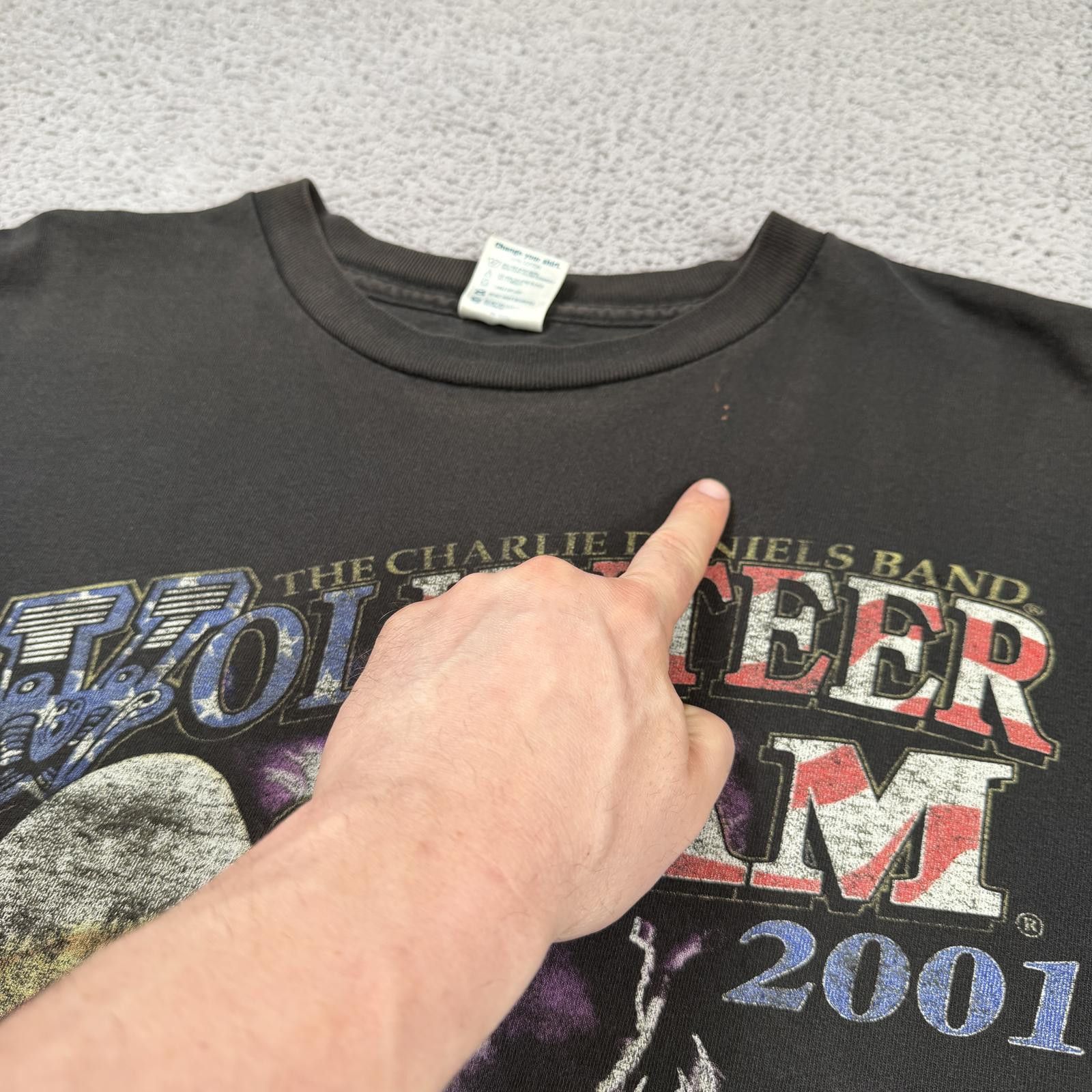 Delta Vintage 2001 The Charlie Daniels Band Jam Tour T Shirt XL Size US XL / EU 56 / 4 - 7 Thumbnail
