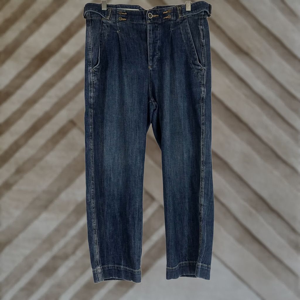 Vintage PILCRO - Womens 27 - Blue Denim Wide Leg Jeans Size 27" / US 4 / IT 40 - 1 Thumbnail
