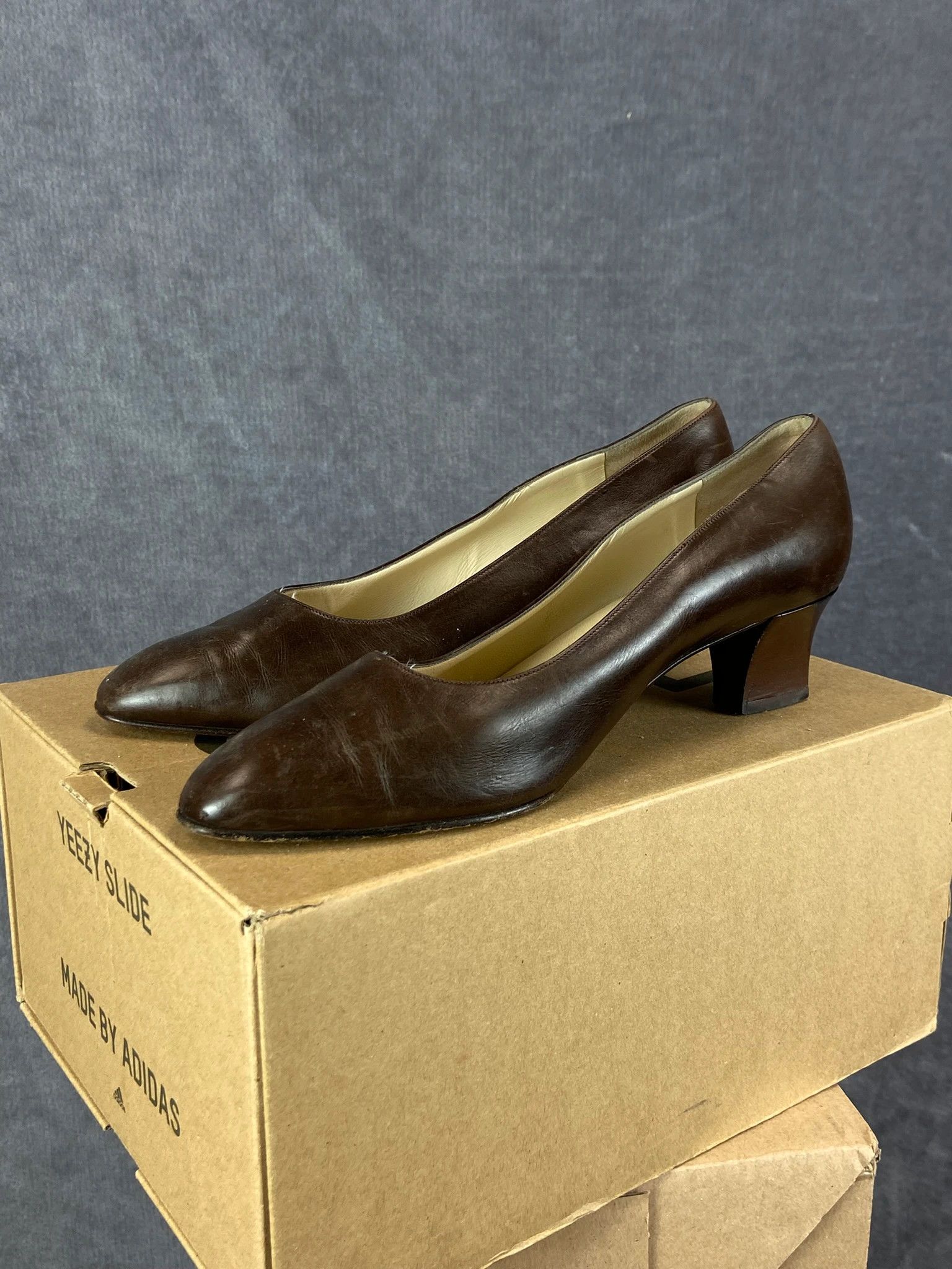 Bally Bally Brown Leather Heels EU 41.5 Size US 11.5 / IT 41.5 - 1 Thumbnail