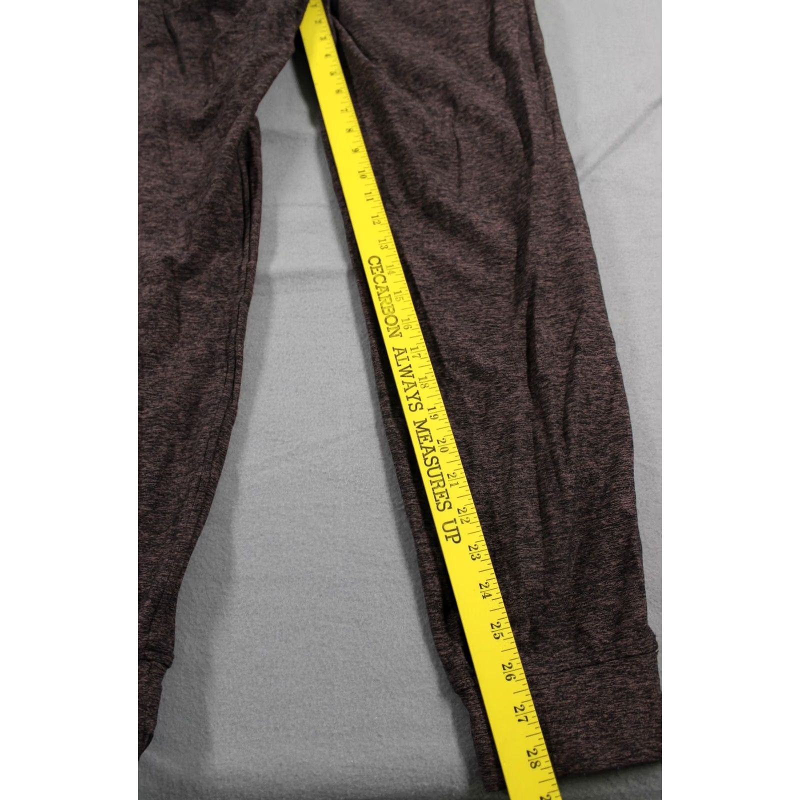 Lululemon Lululemon Womens 8 Brown Heathered Joggers Pants Activewear Cuffed Drawstring Size 30" / US 8 / IT 44 - 6 Thumbnail