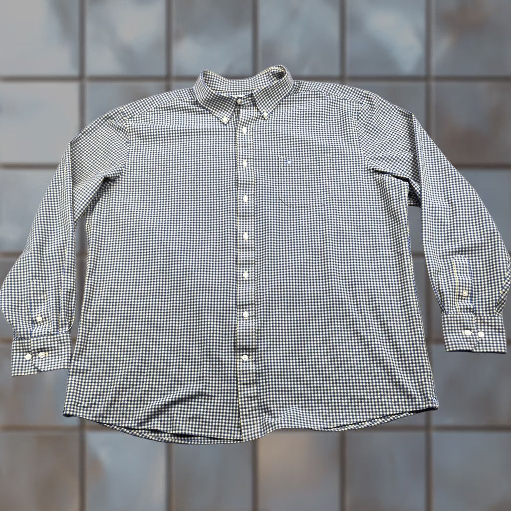 Southern Tide Southern Tide Button Up Shirt Mens 2XL Blue Check Long Sleeve Size US XXL / EU 58 / 5 - 1 Thumbnail