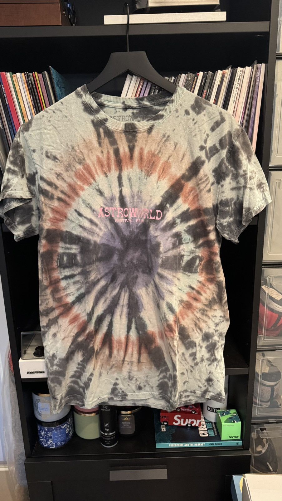 Travis Scott Festival Run Tie Dye Astroworld Tee Size US M / EU 48-50 / 2 - 1 Thumbnail