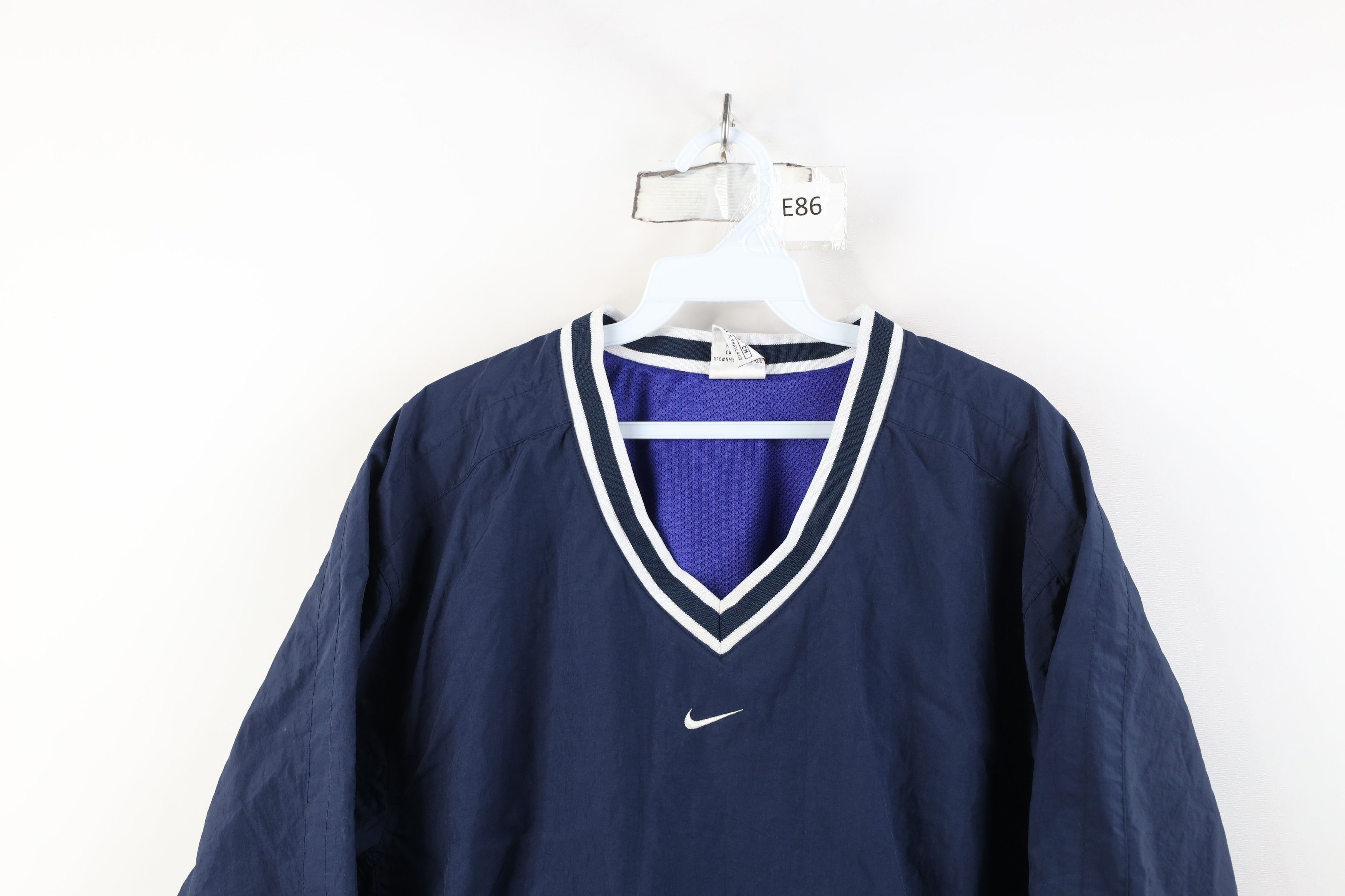 Nike Vintage 90s Nike Center Swoosh Cropped Windbreaker Jacket Size S / US 4 / IT 40 - 2 Thumbnail