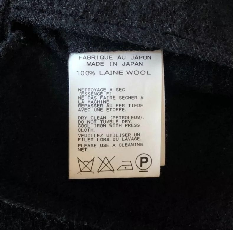 Yohji Yamamoto Yohji Yamamoto size 3 15aw Letter Zip Wool blazer Size 36R - 5 Thumbnail