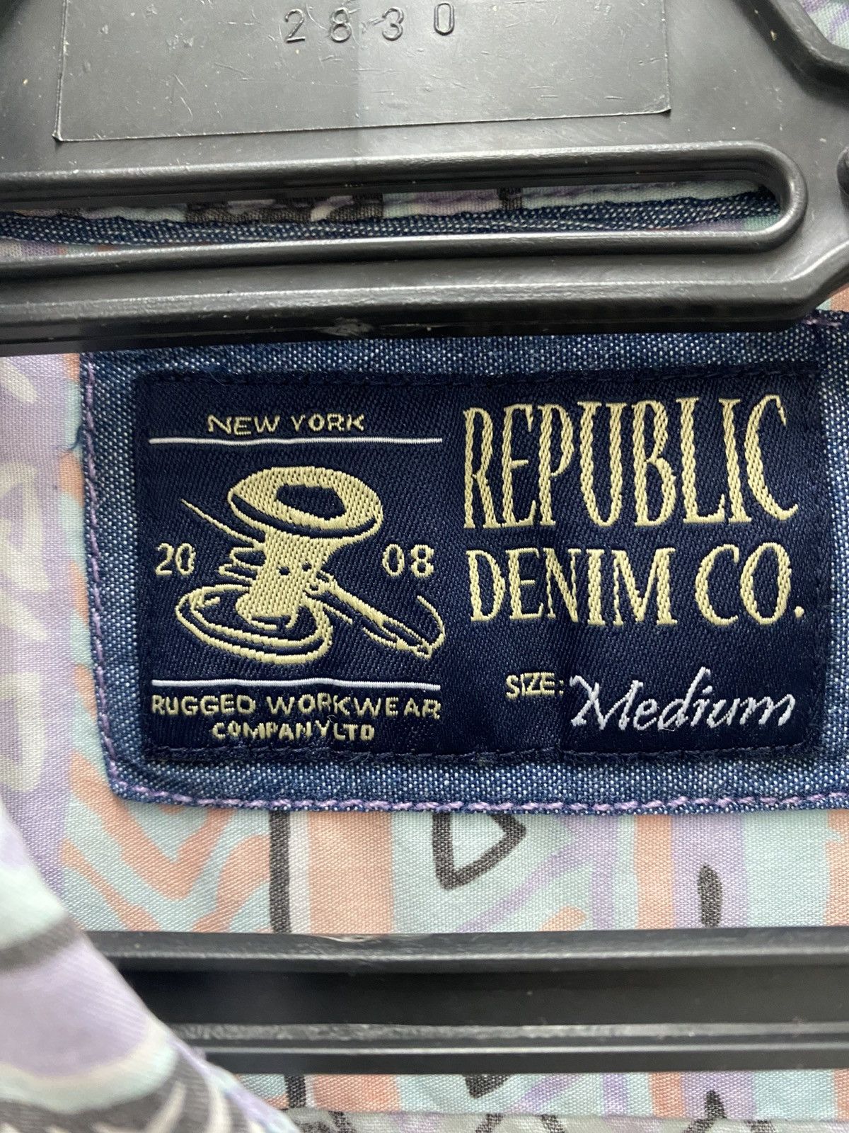 Vintage Republic Denim Co. shirt 2008 Size US M / EU 48-50 / 2 - 3 Thumbnail