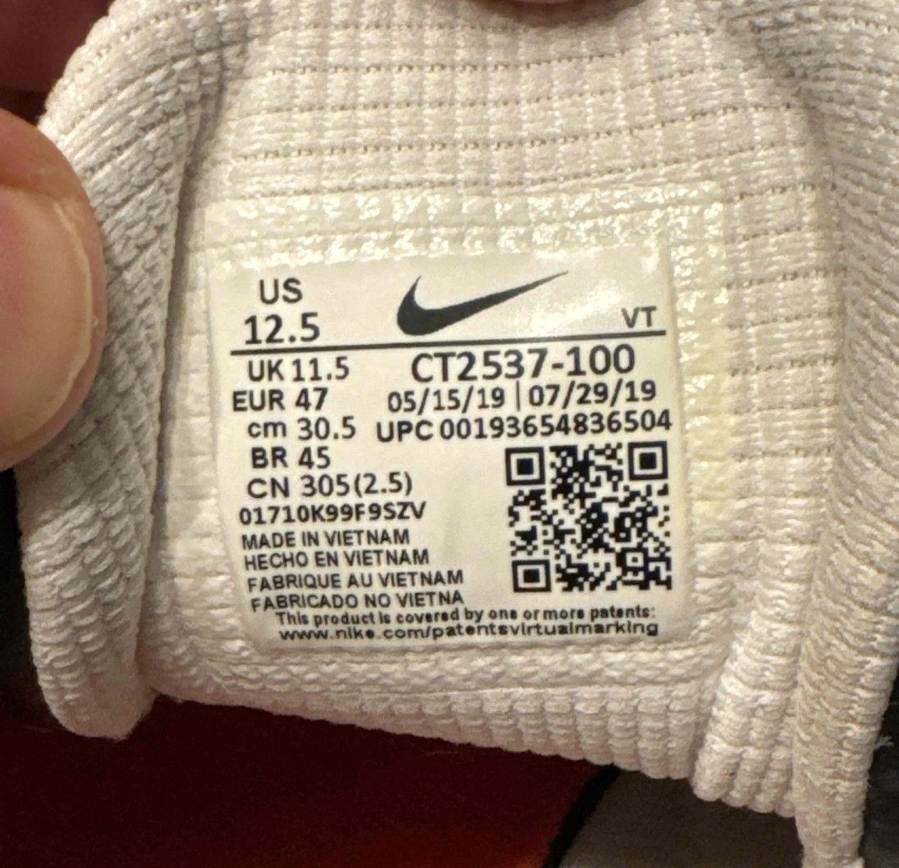 Nike Size? x Nike Air Ghost Racer ‘Copy and Paste’ - 12.5 Size US 12.5 / EU 45-46 - 7 Thumbnail