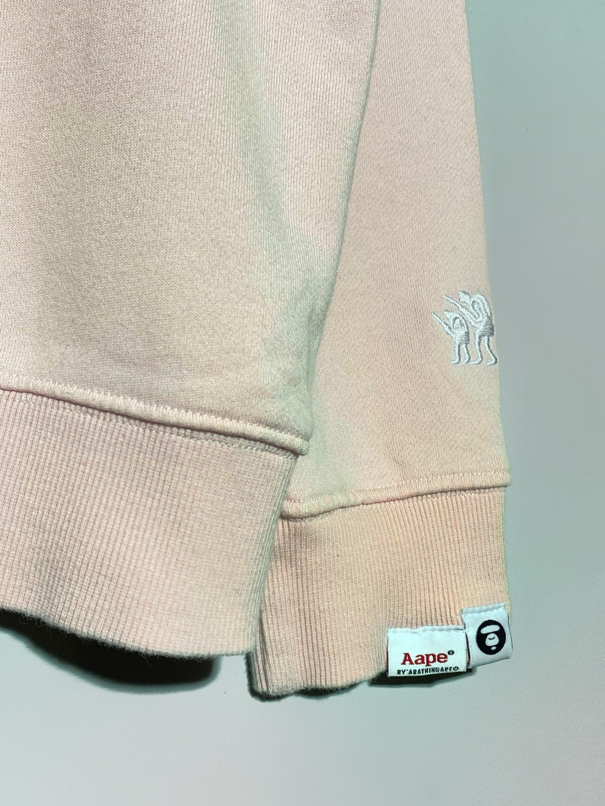 AAPE x Sponge Bob hype streetwear pink sweatshirt