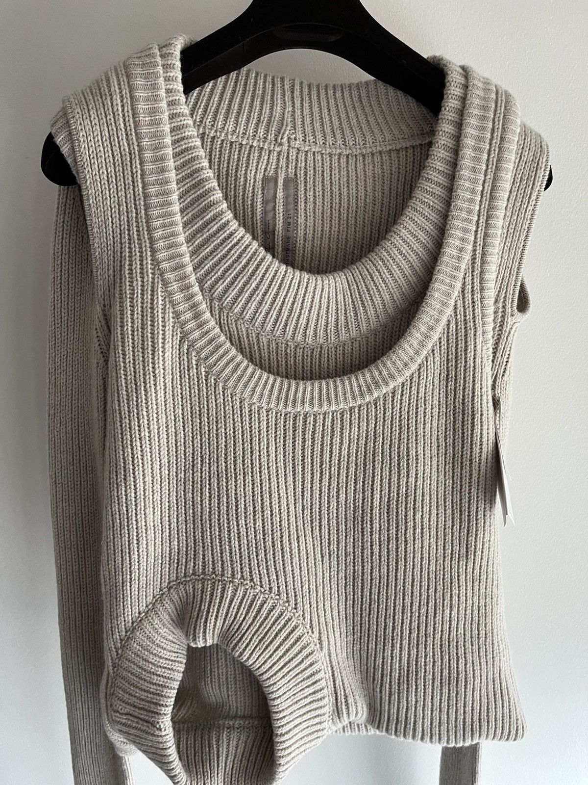 Rare Brand New Rick Owens Gethsemane FW 2021 Runway Sweater