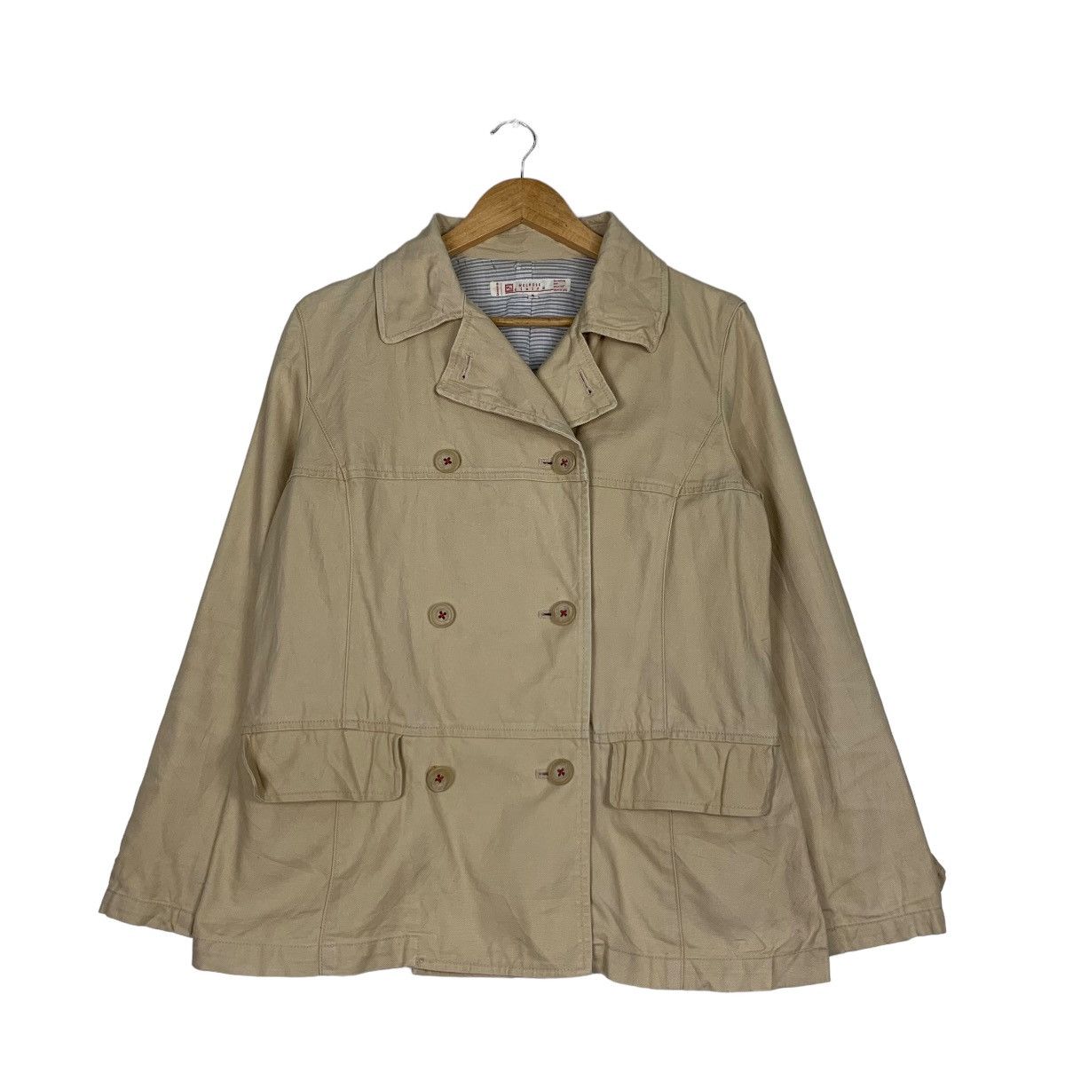 Melrose MELROSE CLAIRE Double Breasted Coat #0992-C44 Size M / US 6-8 / IT 42-44 - 1 Thumbnail