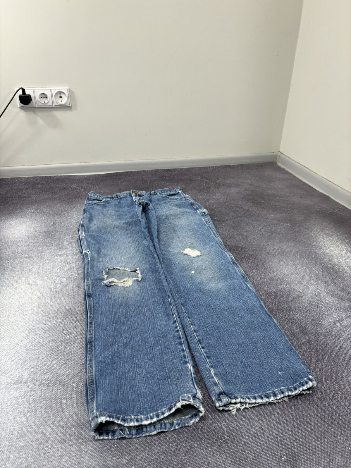 Dickies Vintage Dickies Workwear Y2K American Work Baggy Denim Jeans Size US 32 / EU 48 - 11 Thumbnail