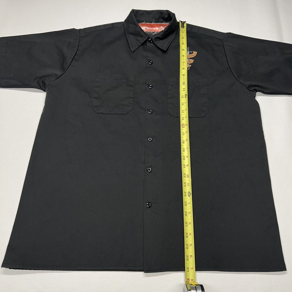 Vintage VTG Orange County Choppers Button Shirt Black Mechanic Work Size US XL / EU 56 / 4 - 11 Thumbnail