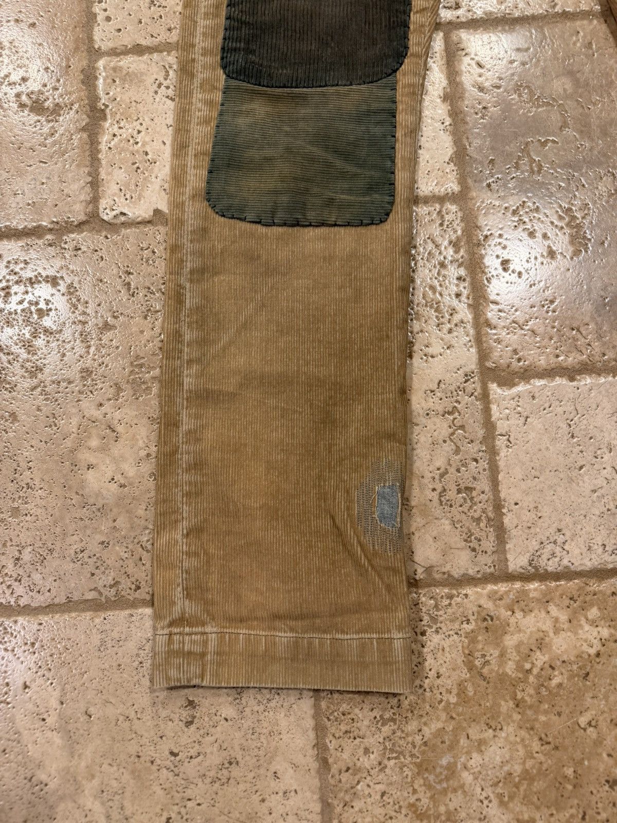 RRL Ralph Lauren RRL Ralph Lauren Field Patchwork Corduroy Trouser Pants Size US 32 / EU 48 - 4 Thumbnail