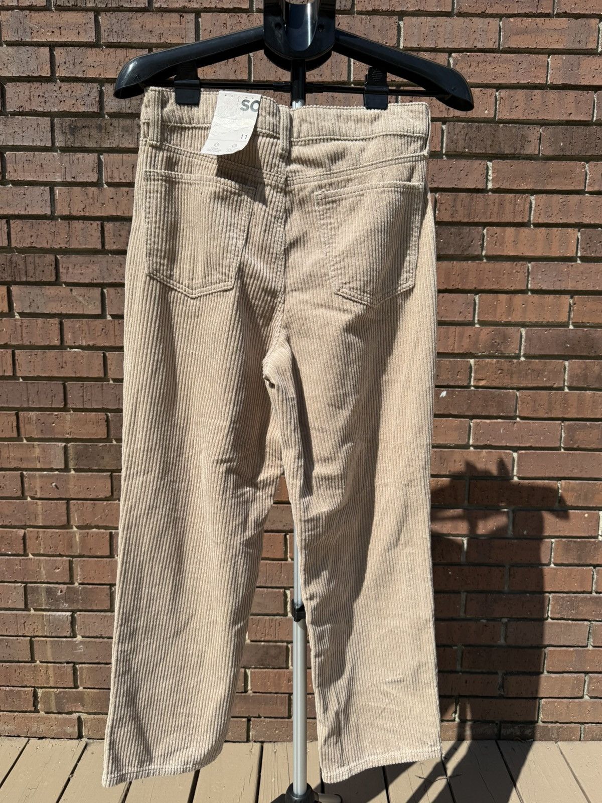 Other SO Juniors 11 Waist 30 High Rise Straight Tan Corduroy Pants Size 30" / US 8 / IT 44 - 8 Thumbnail