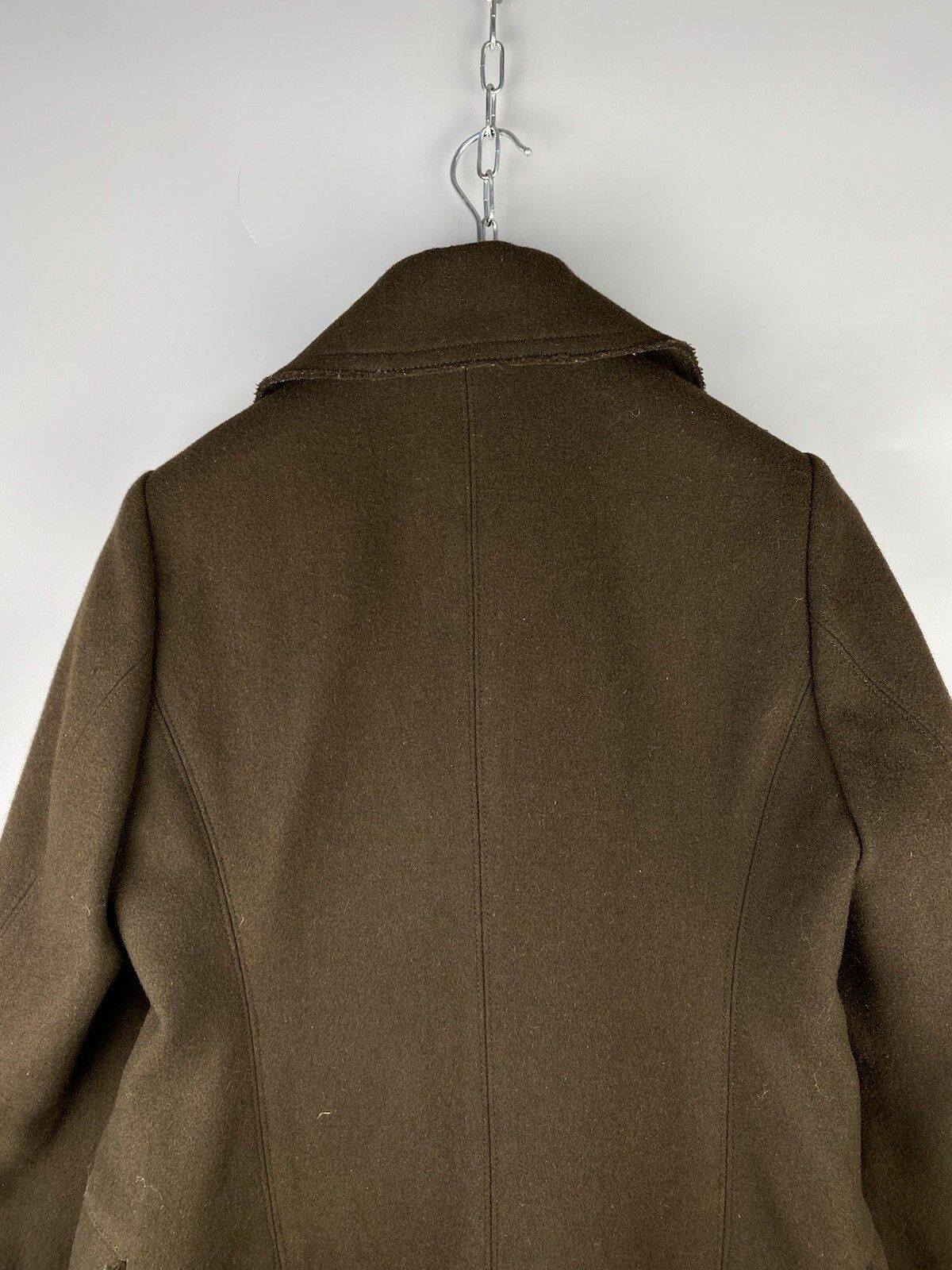 Jil Sander × Uniqlo Jil Sander Uniqlo J+ Womens Wool Casual Pea Coat Size L / US 10 / IT 46 - 13 Thumbnail
