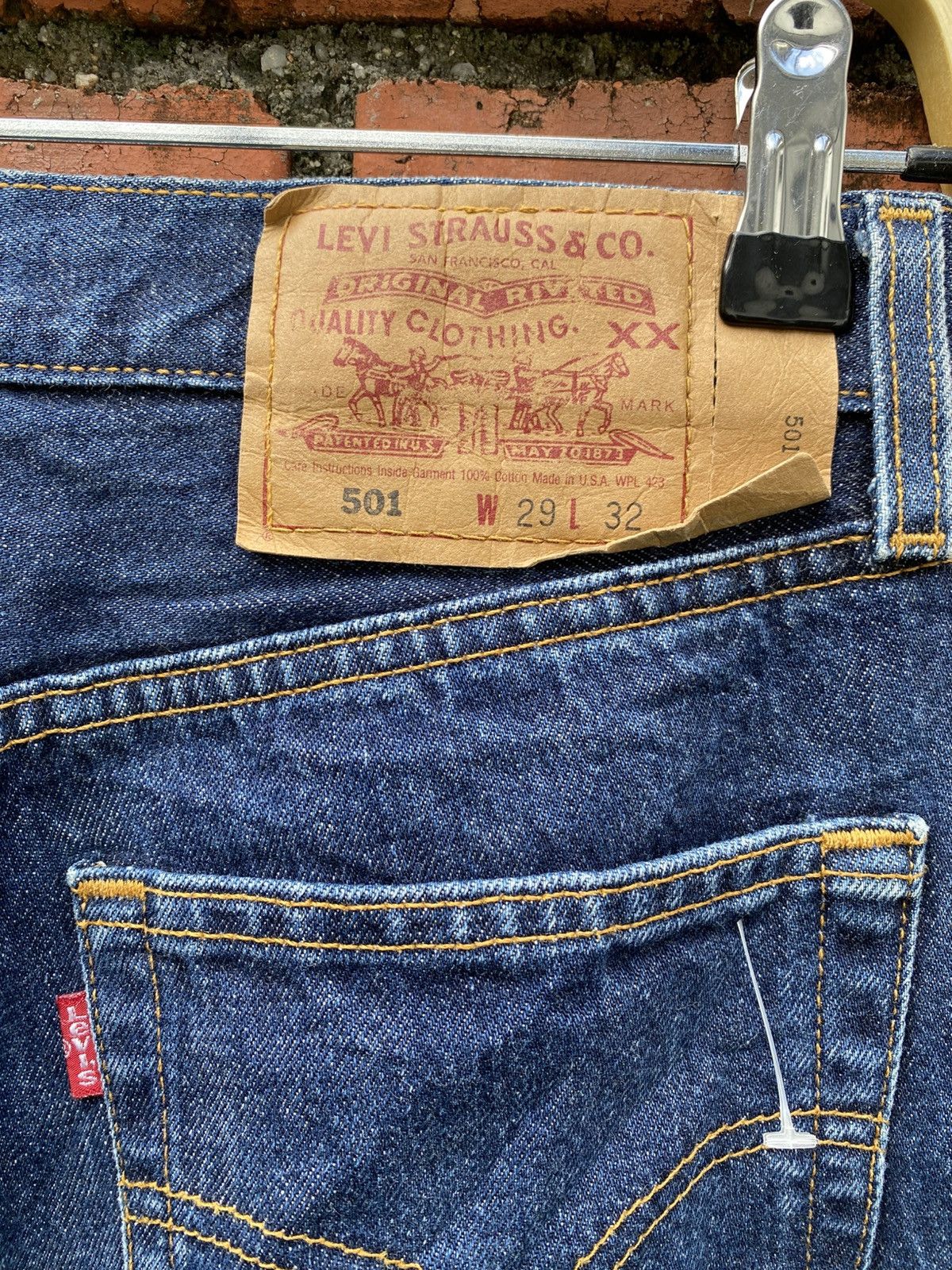 Levi's Vintage Clothing W29x29.5 Vintage levi's 501 made in USA Size 29" - 5 Thumbnail