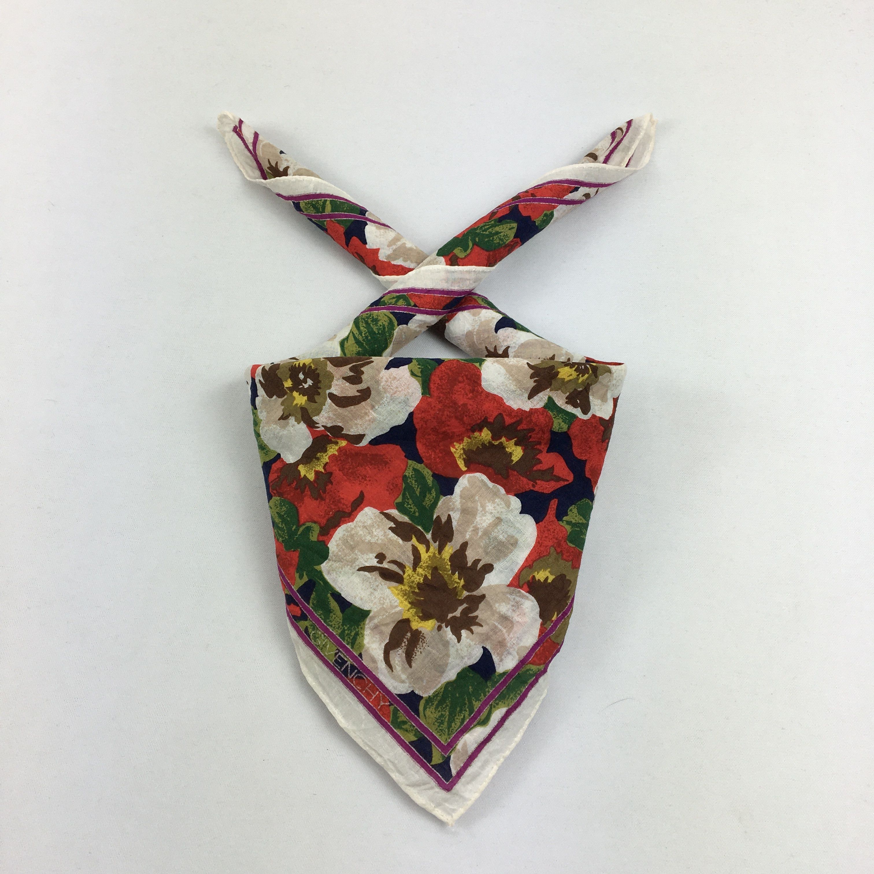 Burberry Vintage Givenchy Handkerchief Neckerchief Bandana - AC72958 Size ONE SIZE - 4 Thumbnail