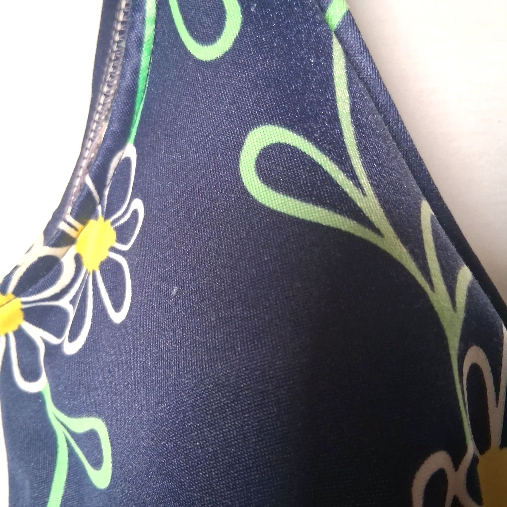 Jantzen VINTAGE Jantzen Bathing Suit Dress Blue Daisy Flowers 16 60s 70s USA Size XXL / US 16-18 / IT 52-54 - 7 Thumbnail