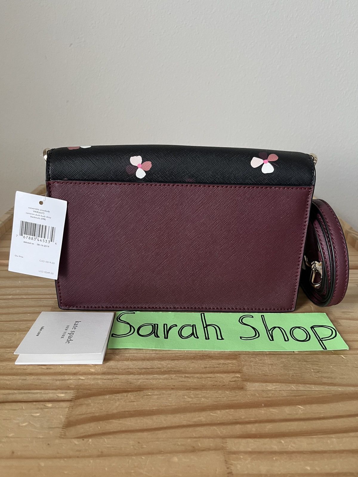 Kate Spade Kate Spade Cameron Dusk Buds Ditsy Convertible Crossbody Size ONE SIZE - 3 Thumbnail