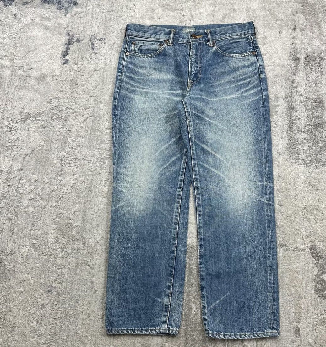 Kolor Kolor 14AW BEACON Vintage Washed Straight Jeans J16 Size US 30 / EU 46 - 1 Thumbnail