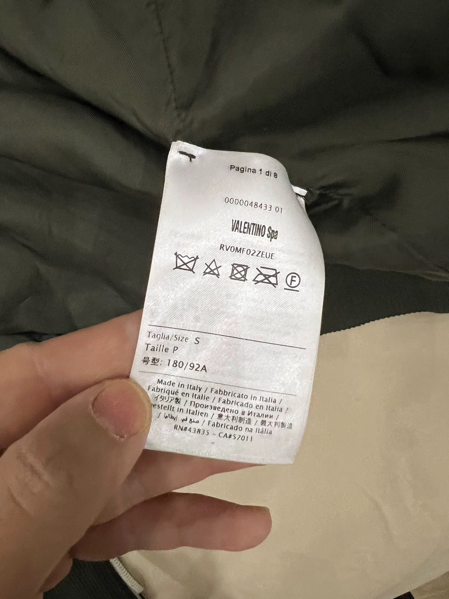Valentino Valentino OS Full Logo Crystal Embroidered Jacket Size US S / EU 44-46 / 1 - 5 Thumbnail