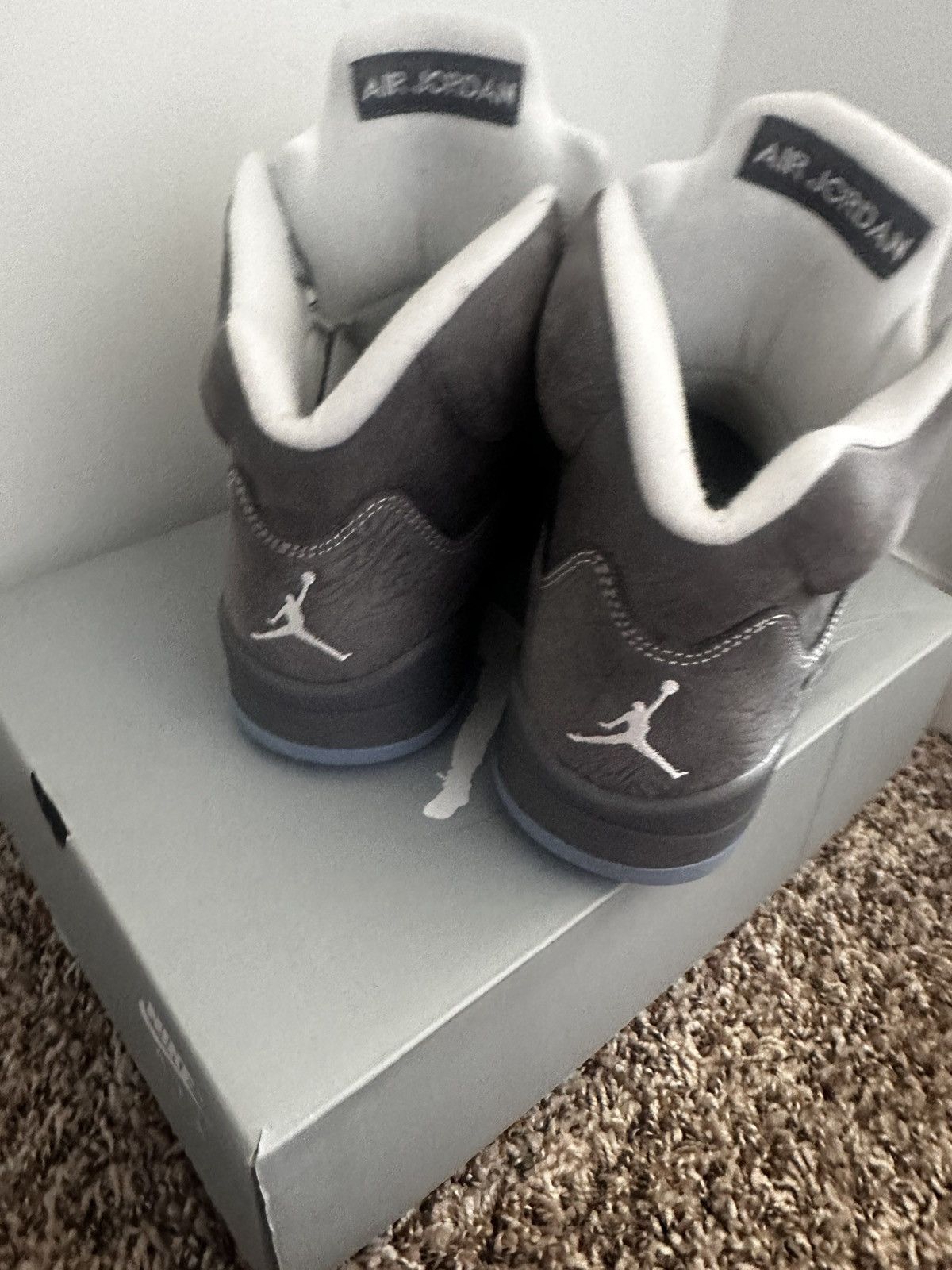 Jordan Brand Jordan 5 Wolf Grey Size US 8.5 / EU 41-42 - 4 Thumbnail