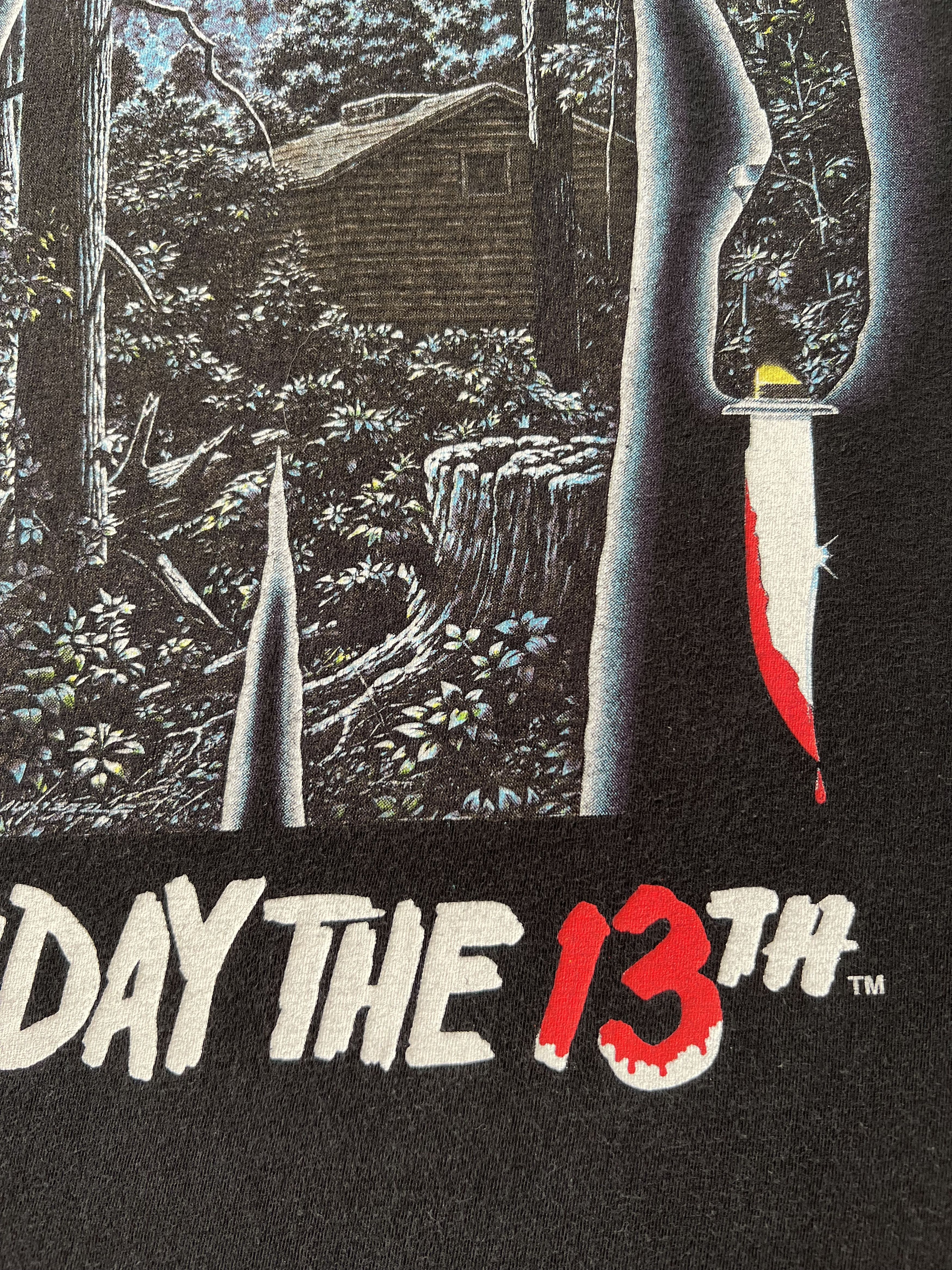 Expert Horror Vintage 2018 Friday the 13th Horror Movie Black T-shirt Size US L / EU 52-54 / 3 - 5 Thumbnail