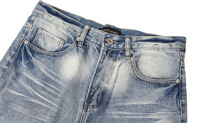 Japanese Brand × Jean Retro fashion street style distressed washed jeans Size US 32 / EU 48 - 4 Thumbnail