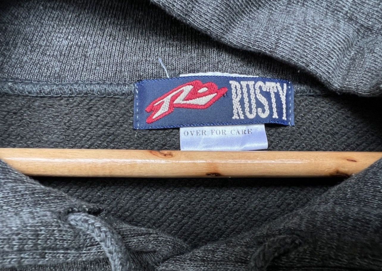 Vintage Vintage 90s Rusty Skull Bones Surf Baggy Hoodie Size US L / EU 52-54 / 3 - 13 Thumbnail