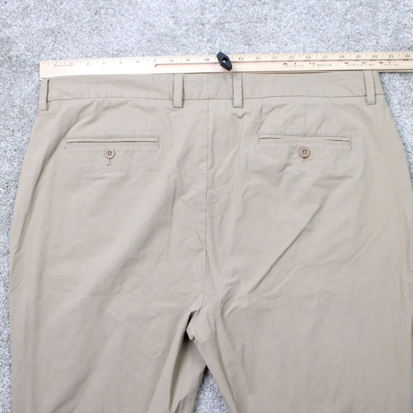 Vineyard Vines Vineyard Vines OTG Pants Mens 30x32 Beige Performance Straight Fit Size US 40 / EU 56 - 6 Thumbnail