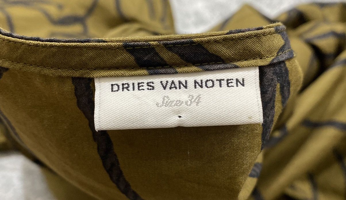 Dries Van Noten Dries Van Noten Vintage Printed Shirt Size S / US 4 / IT 40 - 5 Thumbnail