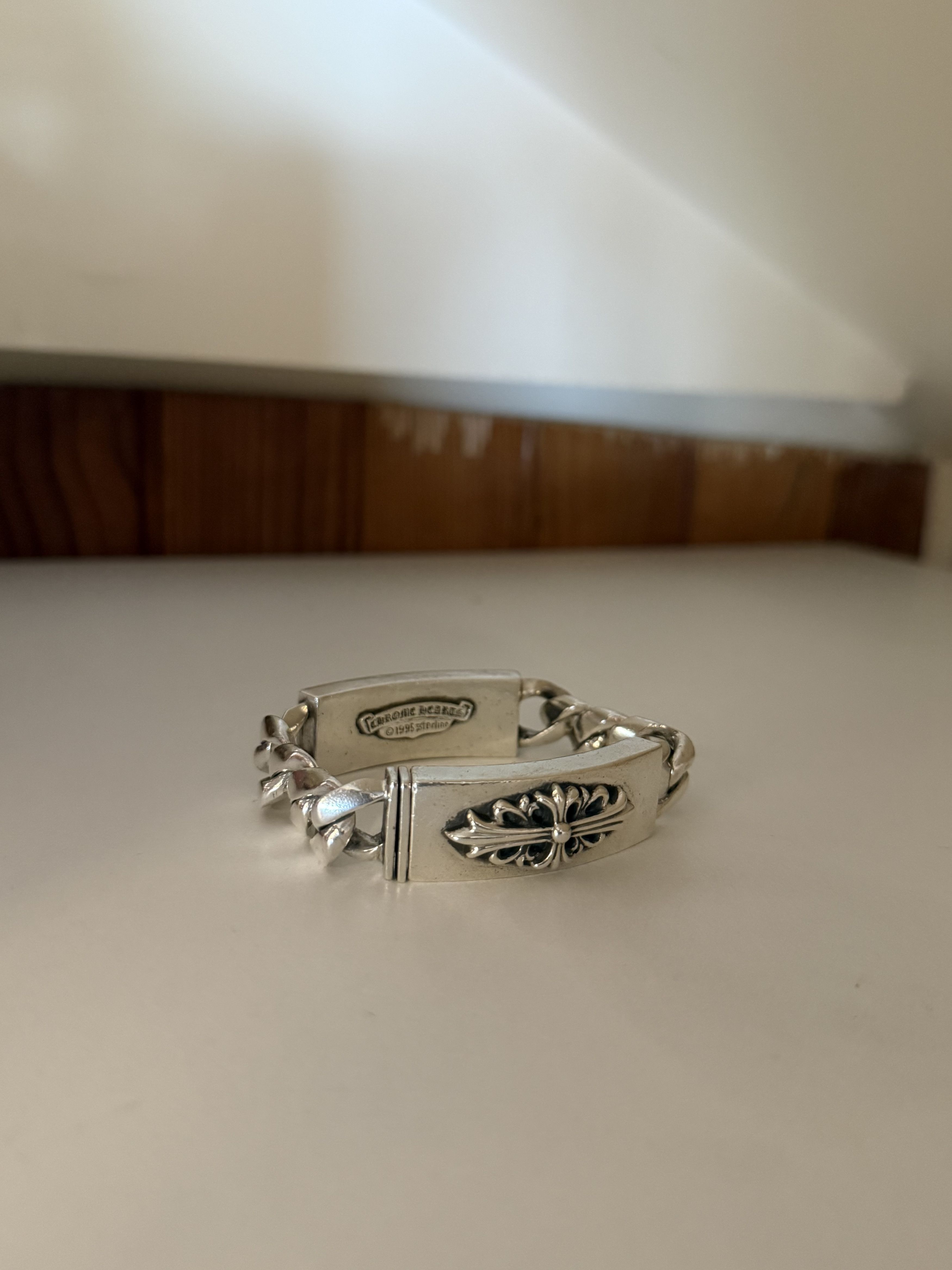 Chrome Hearts Chrome Hearts Daggheart & Floral ID Bracelet Size ONE SIZE - 14 Thumbnail