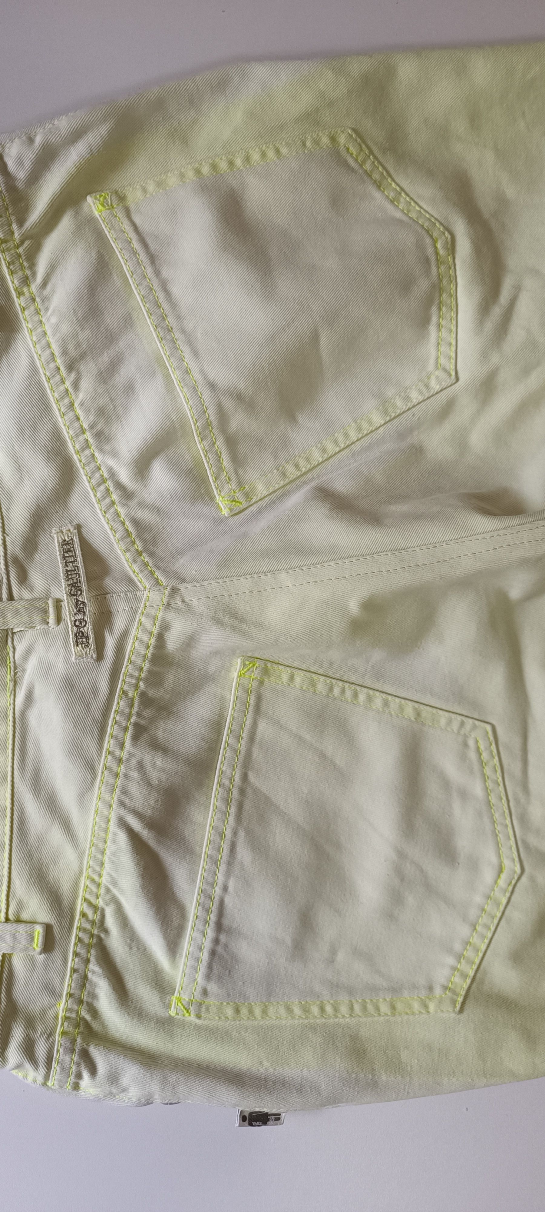 Jean Paul Gaultier Vintage - JPG Jeans Uomo - Fluor yellow pants Size US 30 / EU 46 - 17 Thumbnail