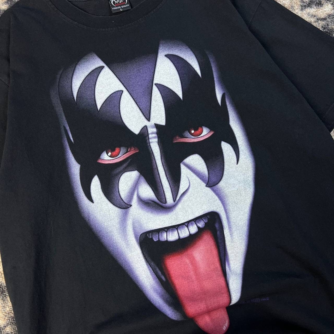KISS Kiss Vintage 2005s Big Logo Rock Band T-Shirt 1TS118 Size US L / EU 52-54 / 3 - 4 Thumbnail