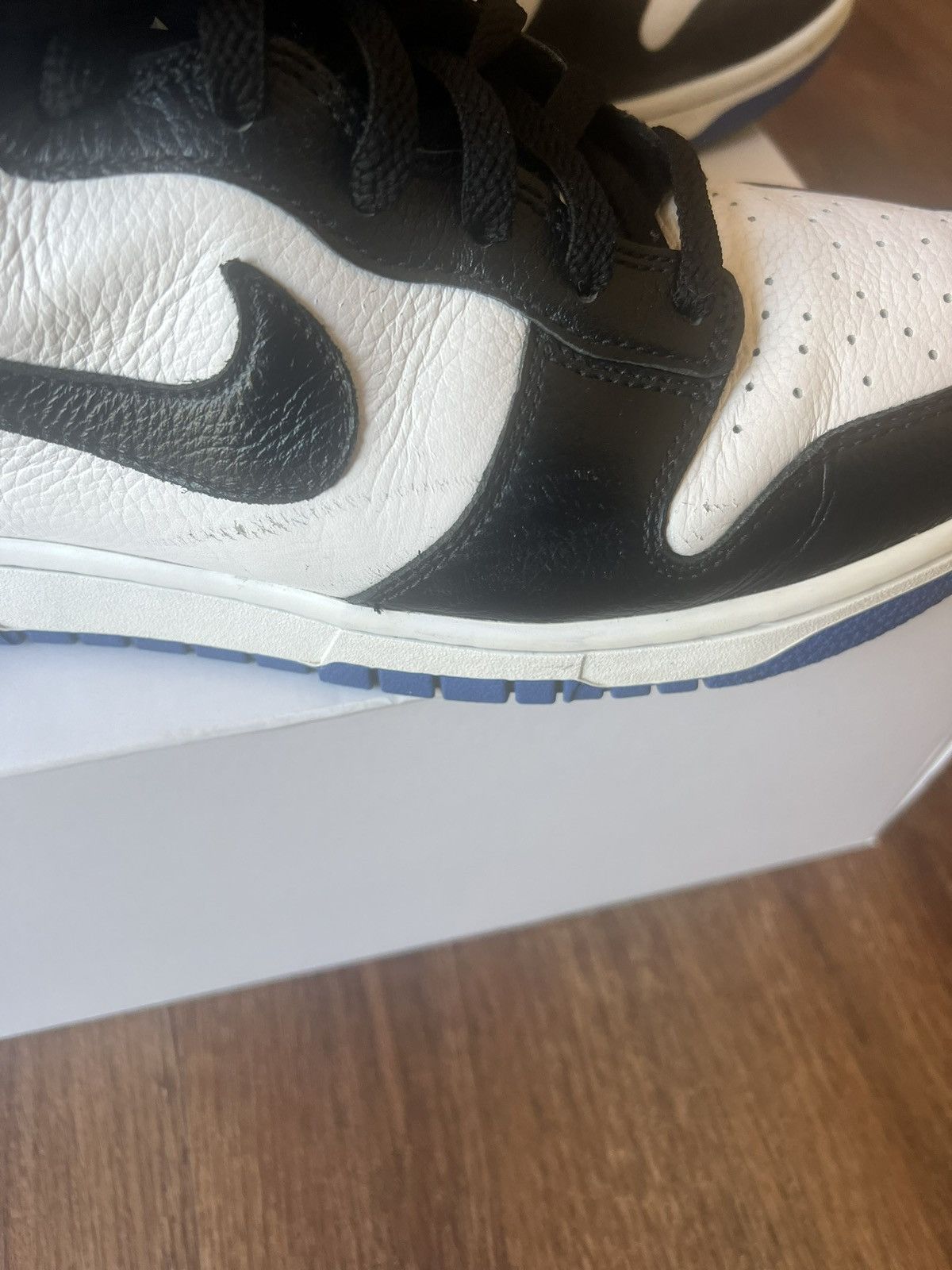 Nike Nike By You Dunk High Inspired by Fragment Jordan 1. Size US 10.5 / EU 43-44 - 7 Thumbnail