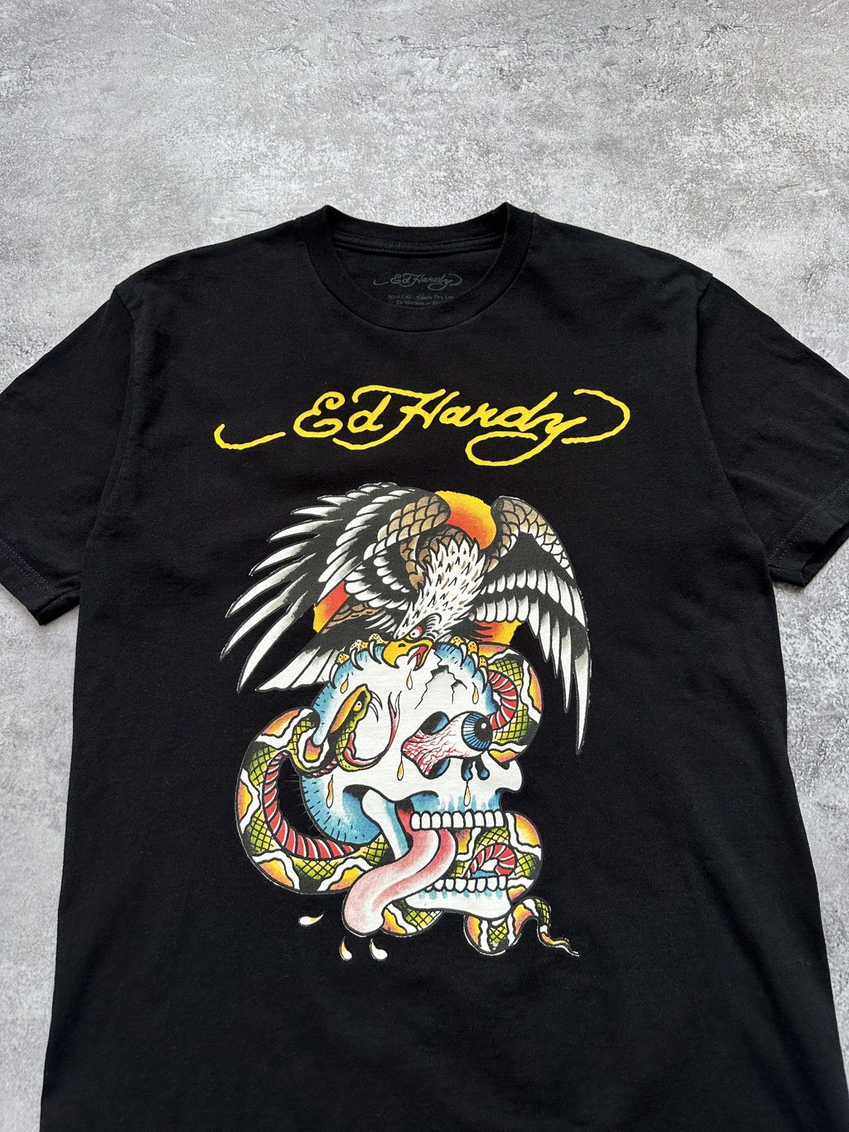 Ed Hardy Ed Hardy T-Shirt Skull Eagle Snake Men’s Cotton Size M Size US M / EU 48-50 / 2 - 2 Thumbnail